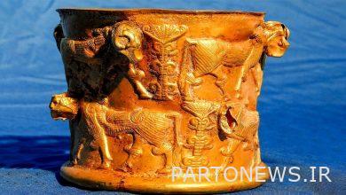 Meshginshahr Golden Cup is protected in a safe place