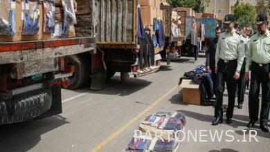 Rise of clothing smugglers to seize the Eid night market / supply of smuggled clothing with Iranian brand
