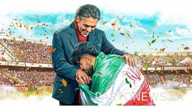 "عابد زاده" على جدارية ساحة وليعصر (ع) + صورة