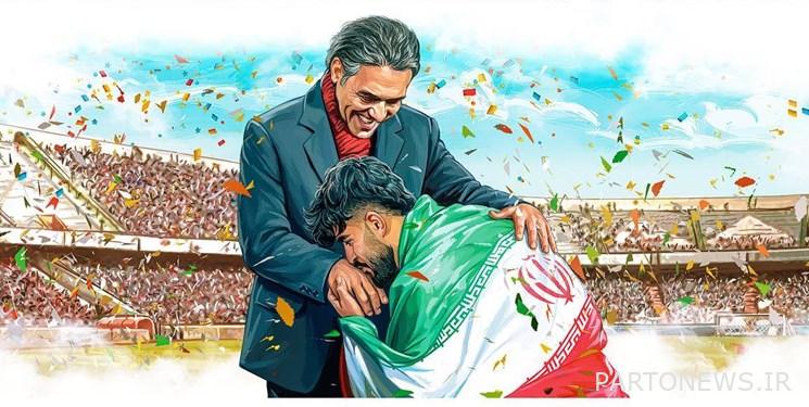 "Abedzadehs" on the mural of Valiasr Square (AS) + photo