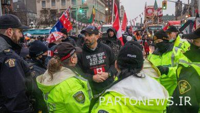 پلیس کانادا دستگیری سازمان دهندگان تظاهرات اعتراضی را آغاز کرد
