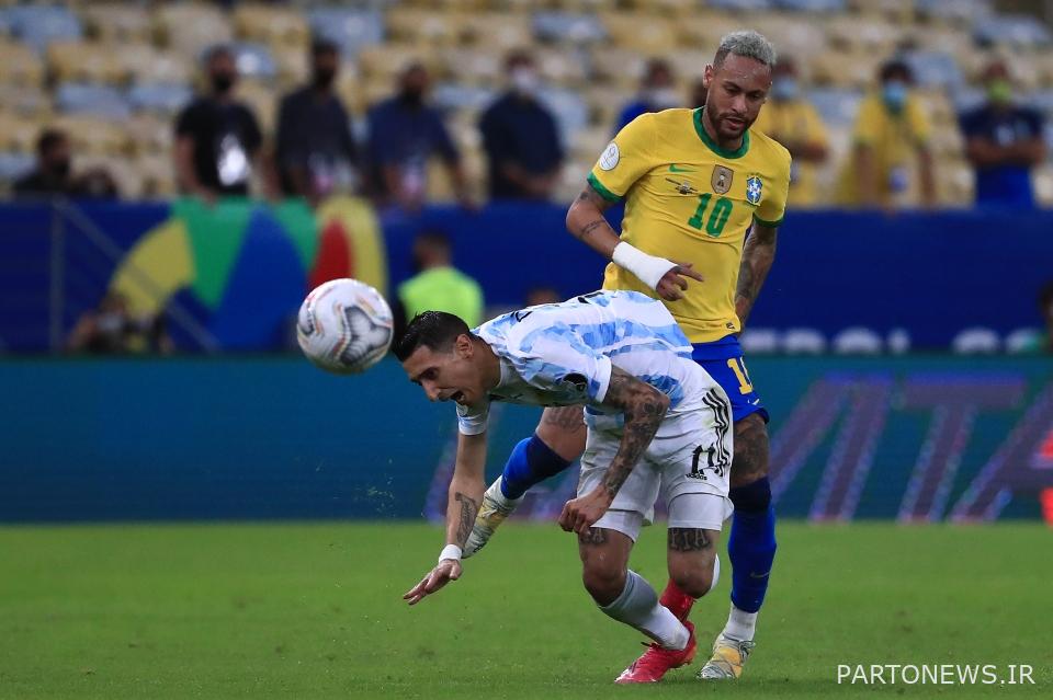 دی ماریا با شکست نیمار و برزیل در کوپا آمریکا گل برتری را برای آرژانتین به ثمر رساند