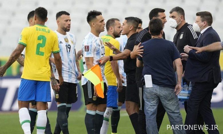 بازی برزیل و آرژانتین مقدماتی جام جهانی پس از پنج دقیقه به پایان رسید |  اخبار فوتبال