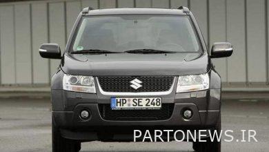 قیمت سوزوکی ویتارا صفر + جدول