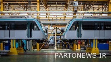 إرسال قطار من ثلاث عربات إلى قم من خط المطار / وصول مكبسين جديدين في مترو طهران