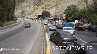 ازدحام في وادي حراز وحركة مرور سلسة في محاور أخرى في شمال طهران
