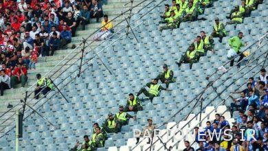 تم تأمين جمهور وحكام ديربي في ملعب آزادي