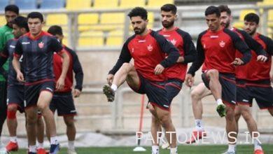 آخر جلسة تدريبية لبرسيبوليس للديربي بعد الاجتماع الفني