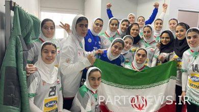 تاريخ فتيات كرة اليد / الفوز بأول ميدالية ذهبية لإيران في كازاخستان