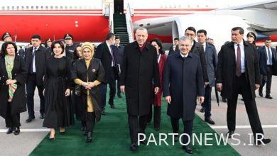Turkish President arrives in Tashkent + Images
