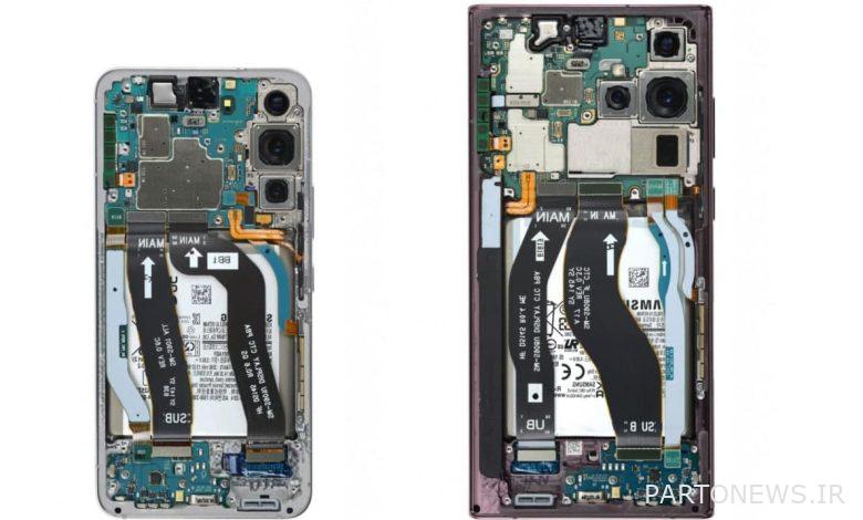 قابلیت تعمیرپذیری پایین گلکسی S22 و S22 اولترا در کالبدشکافی iFixit [تماشا کنید]