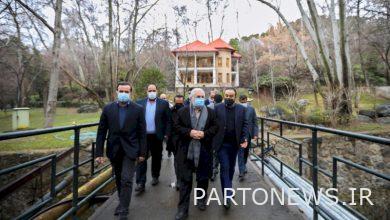 Deputy Minister and Deputy Minister of Cultural Heritage visited Saadabad historical and cultural complex