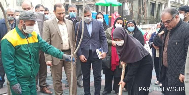 Planting seedlings called "Mahlaqa Mallah" and Iran Droudy "