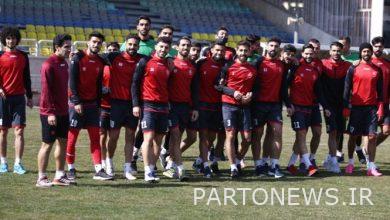 Persepolis training report | The high morale of Golmohammadi's students on the eve of the derby