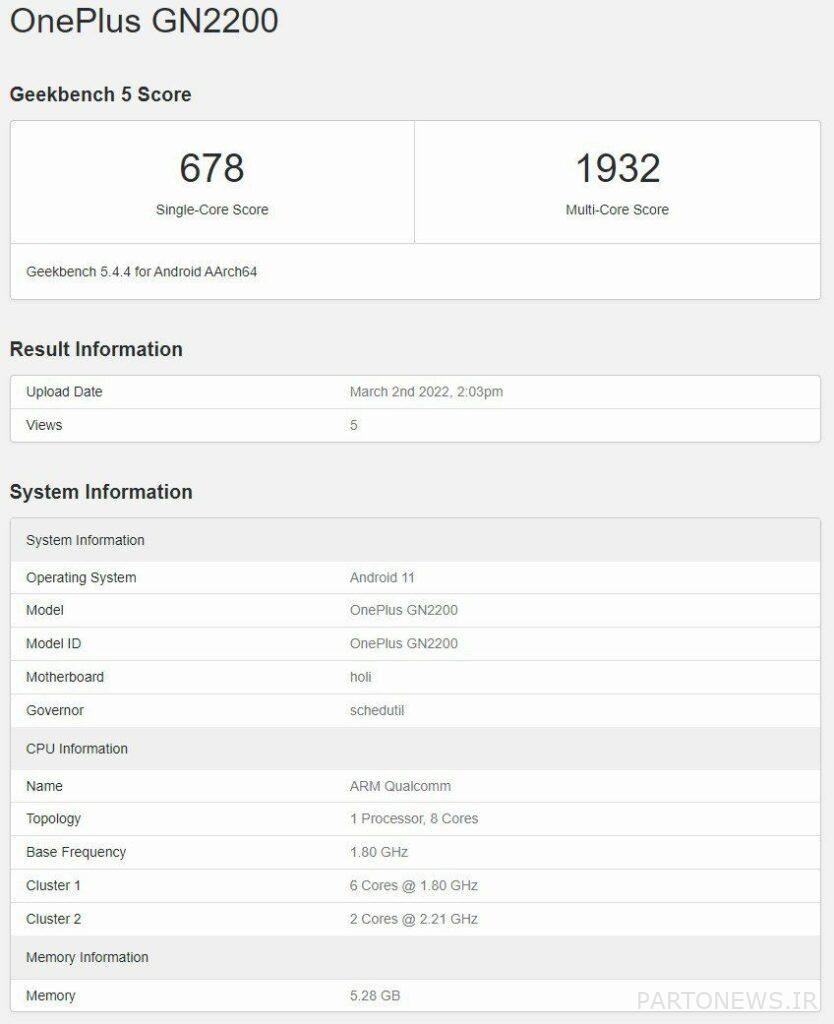 Specifications of OnePlus Rolling CE 2 Lite