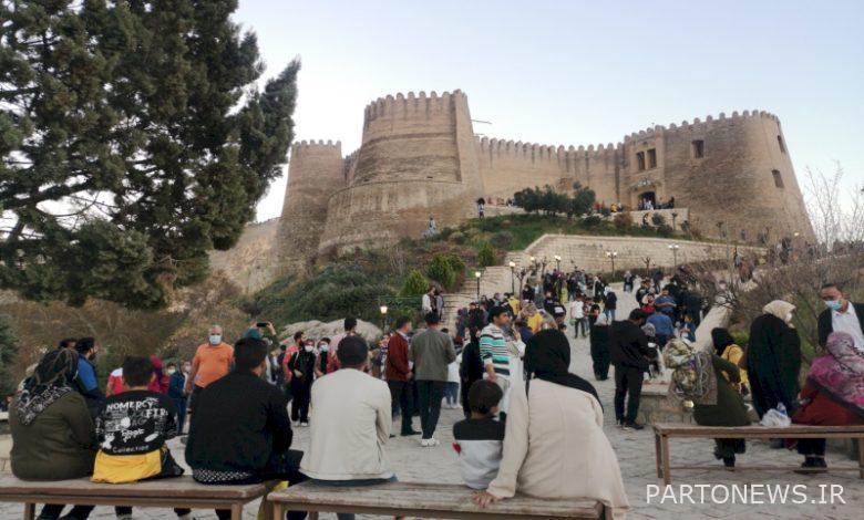 Nowruz travelers in Falak Aflak Castle in Khorramabad