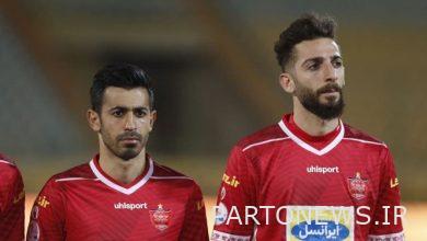 من الذي أدرج شرط الإنهاء في عقد مهاجم برسيبوليس؟