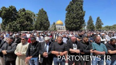 60,000 Palestinians performed the second Friday prayer of Ramadan in Al-Aqsa Mosque