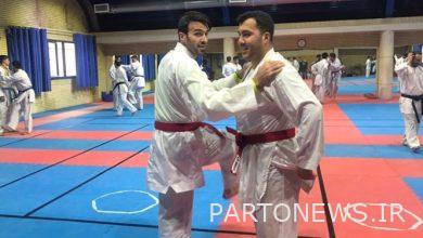 Bahman Asgari attends the national karate team camp after a year away