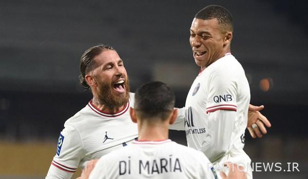 فیلم |  Ramos, Mbabane and Marquinhos score for Paris