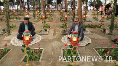 Recitation of thirty parts of the words of God Almighty near the martyrs