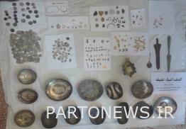 523 objects belonging to different historical periods were discovered and confiscated in Rudsar