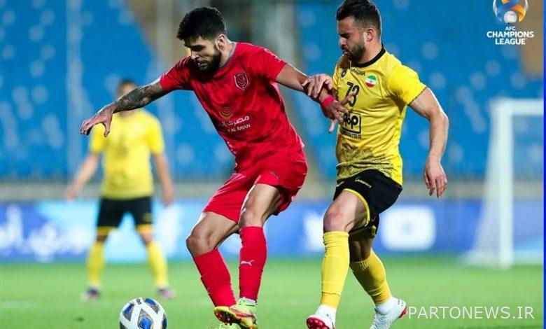 Al-Duhail was also superior to Sepahan in statistics