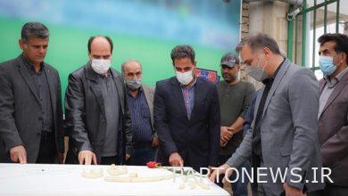The presence of the head of the football federation on the grave of the late Nader