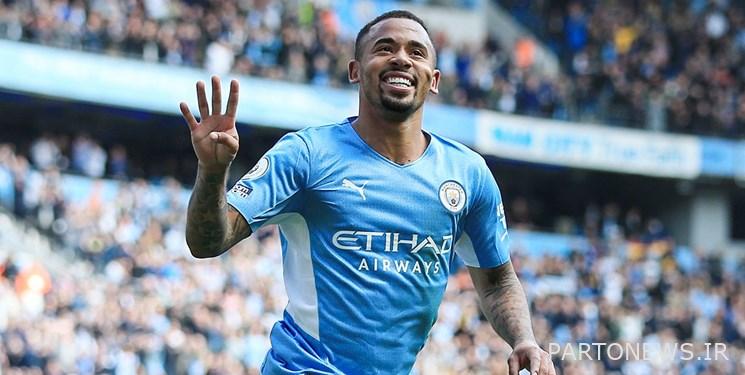 Premier League Manchester City's goal with Brazilian star poker / Pep and club difference was 4 points