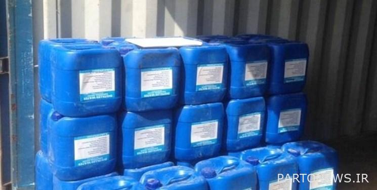 Discovery of 1440 liters of liquid heroin in a transit shipment of distilled water