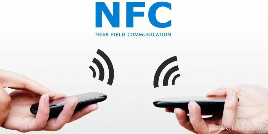 Connection of two phones with nfc