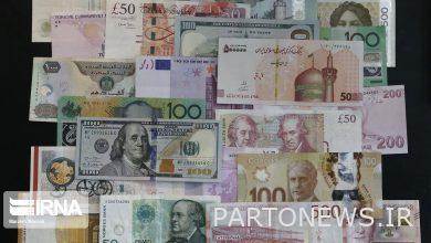 The official exchange rate of 29 currencies decreased