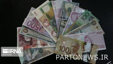 The official exchange rate of 20 currencies remained stable