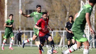 Omid football team wins against textile