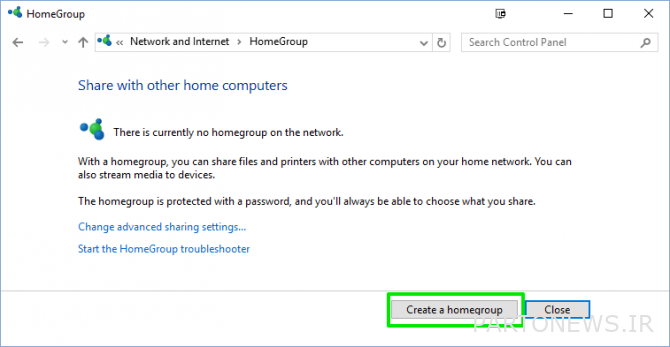 ایجاد گروه خانگی 2