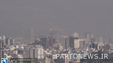 جودة هواء طهران 10 أبريل 1401 / جودة هواء طهران في ظروف خطرة