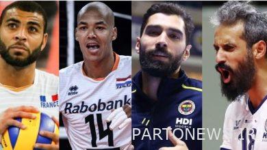 4 نجوم كرة طائرة من العالم في Peykan / Automakers يأتون إلى كأس الأندية الآسيوية بالكرة الكاملة