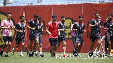 80-minute practice of Persepolisians with deaf reading