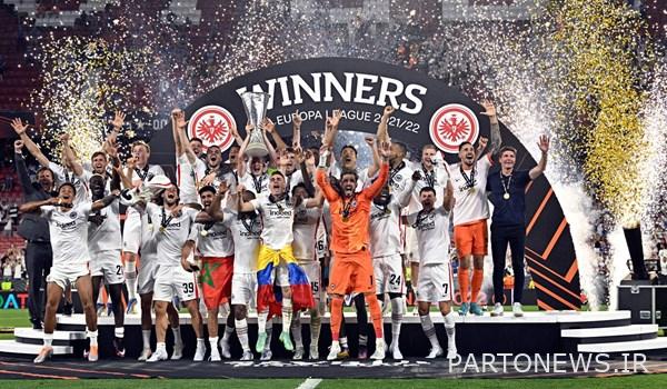 فیلم |  اللحظة التي فاز فيها أينتراخت فرانكفورت بالدوري الأوروبي