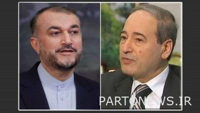 التأكيد على تعزيز التعاون في الحوار بين وزيري خارجية إيران وسوريا
