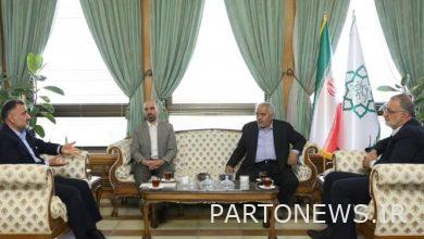 لقاء رئيس اتحاد الزرخانة الرياضي مع رئيس بلدية طهران