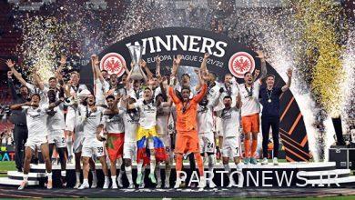 فیلم |  The moment Eintracht Frankfurt won the Europa League