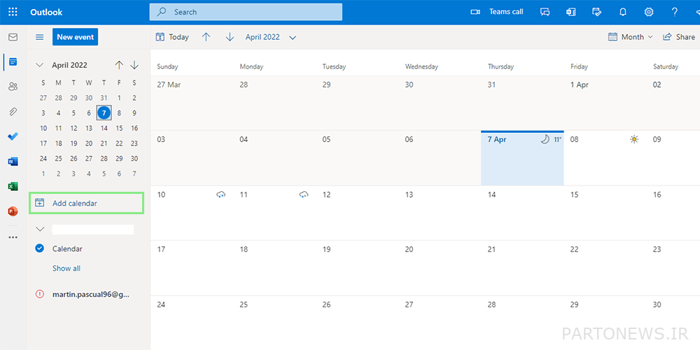 چگونه تقویم گوگل را به Outlook اضافه کنیم