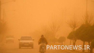 Strong winds and dust in the capital