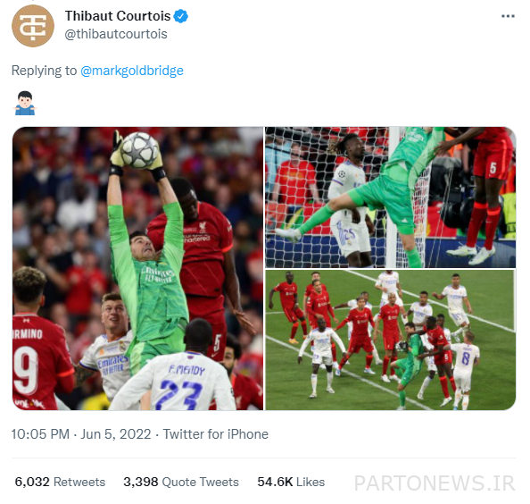 و بلژیکی مستقیماً ضربه ای زد