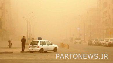 Dust and reduced air quality in the western and central half of the country