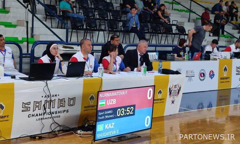 قضاوت یک ایرانی در مسابقات سامبو قهرمانی آسیا