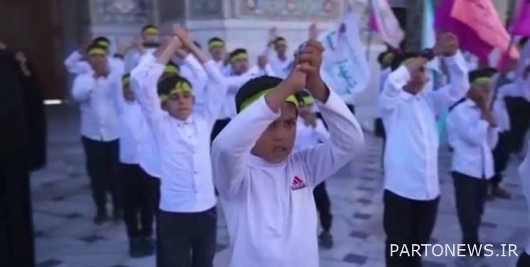 Greetings to the commander in the nineties / Performing the hymn "Hello Commander" in sign language in Razavi shrine + Video