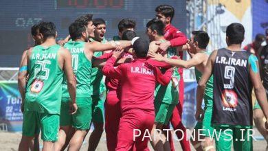 History of beach handball / Iran's presence among the top 4 teams in the world