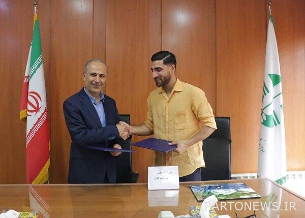 "Alireza Jahanbakhsh" became the ambassador of Gilan environment